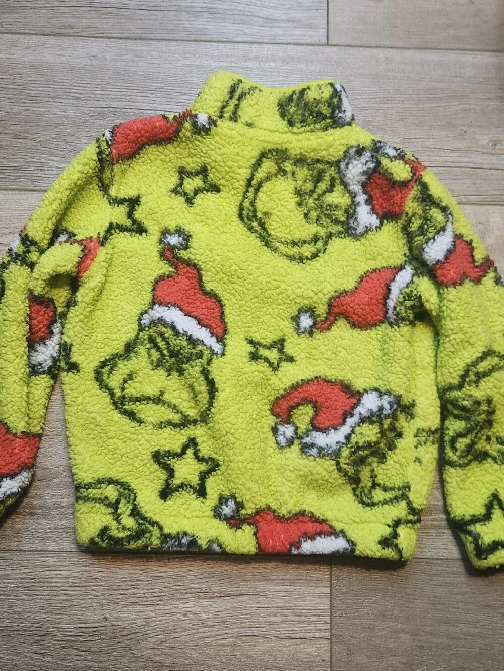 The Grinch Lime Fleece Kids Matching Set - The Grinch Brand